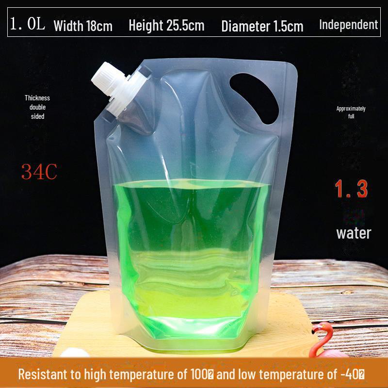 Portable Music Festival Water Bag - Food Grade, Disposable, Essential for Concerts