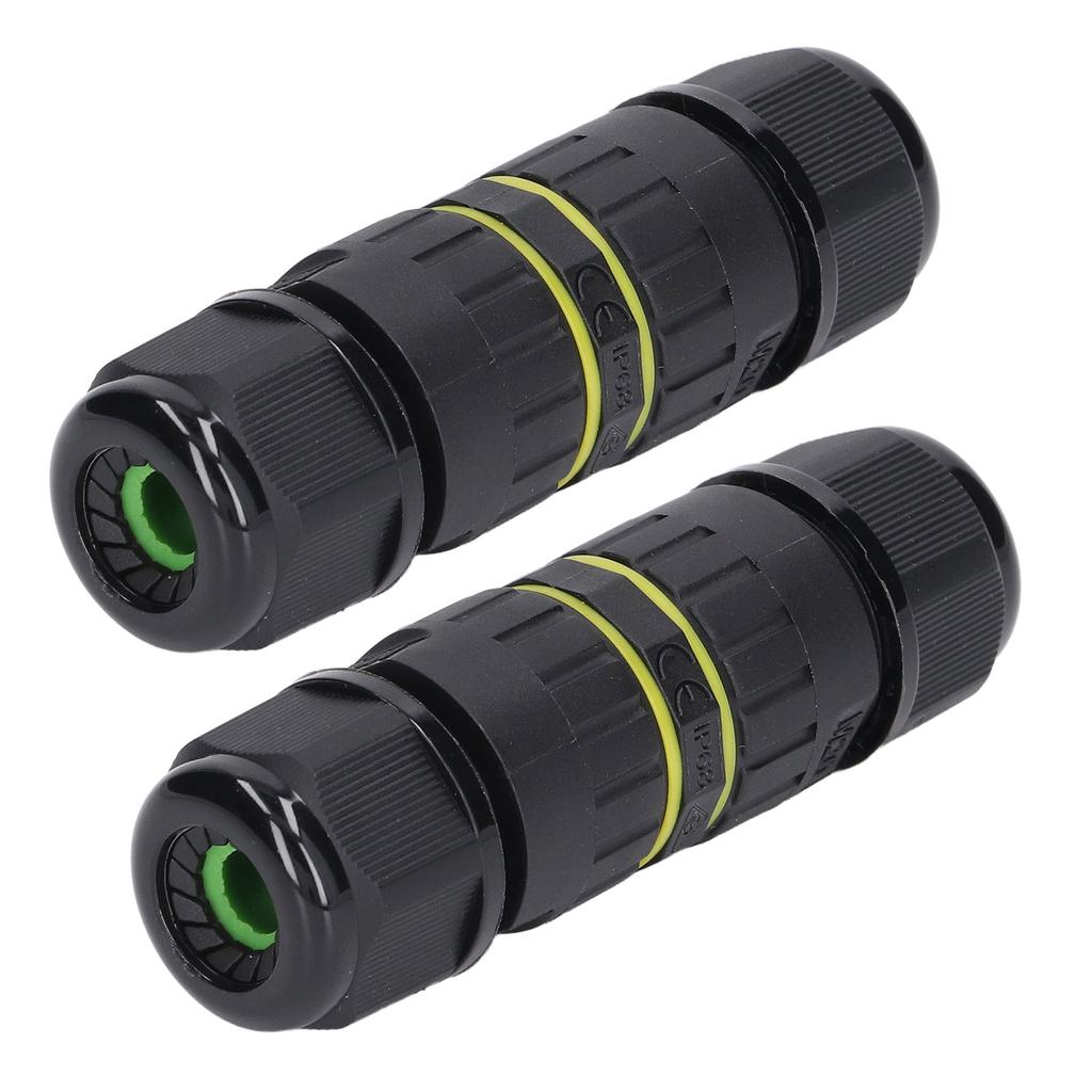 2pcs Junction Box Connector Multifunctional IP68 Waterproof Junction Box Cable Connector for