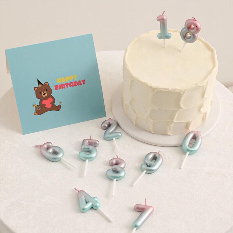 Colorful Flame Birthday Candle