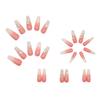 Artificial Nails Wearable Fake Nails European and American Diamond Style Gradient Wearable Nails Long Style Nail Stickers Removable