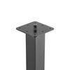 Adjustable Table Legs, 610-1016 Mm Square Steel Furniture Legs, 544 Kg Max Load Heavy Duty, Quick Installation, for Home Office Desk DIY, Coffee