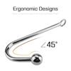3 Size Silver Stainless Steel Metal Hooks Couples Games Toy
