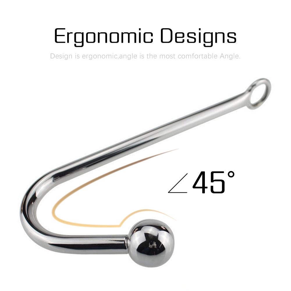 3 Size Silver Stainless Steel Metal Hooks Couples Games Toy