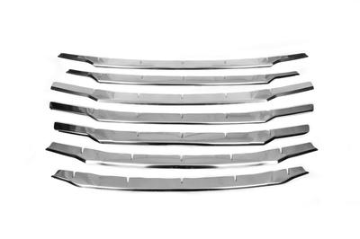 Grille Trims Carmos (2018-2025, 7 Pcs, Stainless Steel) for Ford Courier