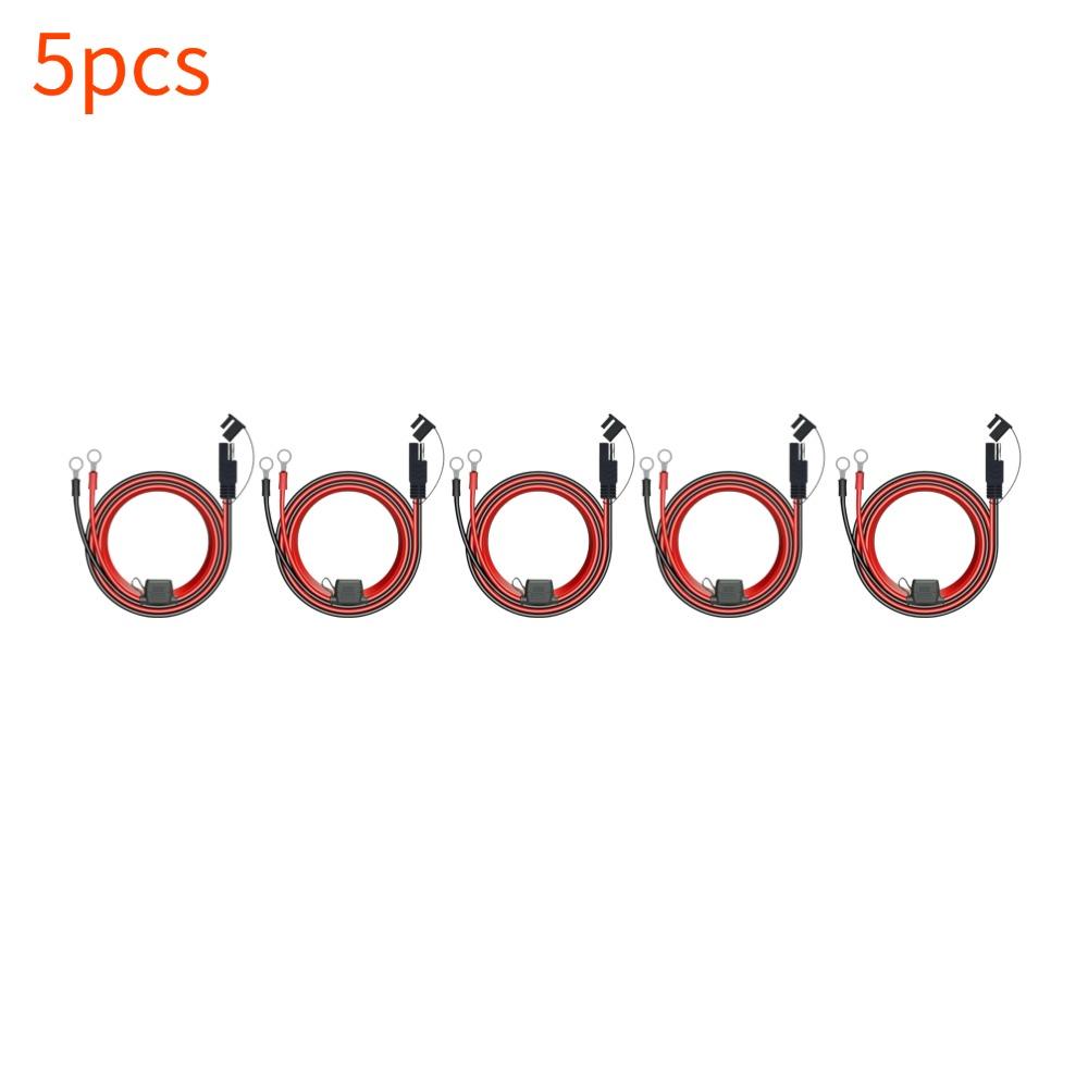 Charger Cable For Motorcycle Battery Terminal To SAE Quick Extension Cable With 10A Fuse O Connector Battery Charger Adapter