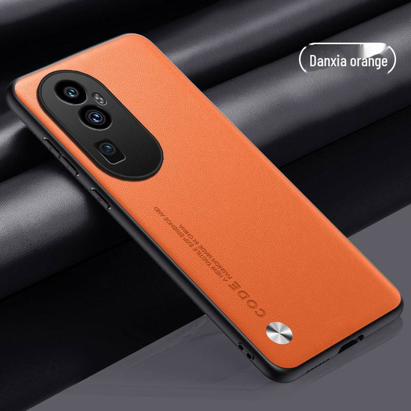 Premium Leather Kevlar Phone Case for Oppo Reno10 - Anti-Fall Protection for Reno9pro & Reno8