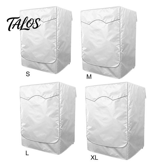 Washing Machine Protection Cover Breathable Dust-proof Silver Color Waterproof Good Heat Dissipation Washer for Balcony Protect