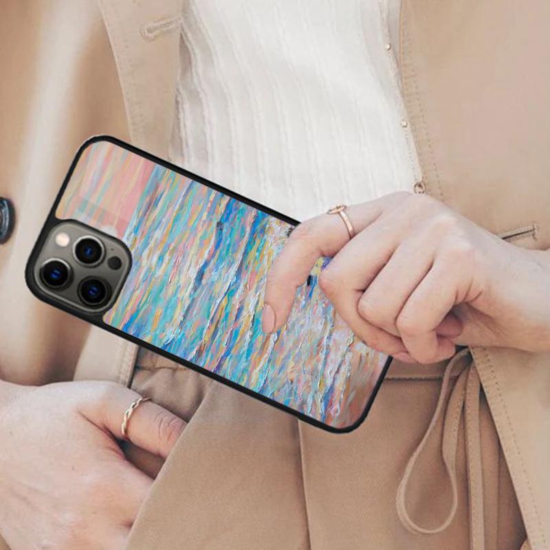 Creative Oil Painting Magnetic Phone Case For APPLE iPhone 17 Air 16 14 13 12 Pro Max 15 Plus Wireless Charge With MagSafe Cover