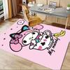 Office Rug My Melody, Drink Me Anti-Slip Rug, Machine Washable for Living Room, Bedroom, Office, Multiple Sizes, Bedroom Mat, Decorative Mat, Durable