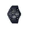 Youth Series Fashion Trend Sports Quartz Movement Resin Strap Watch Men Watches Black AEQ-120W-1AV