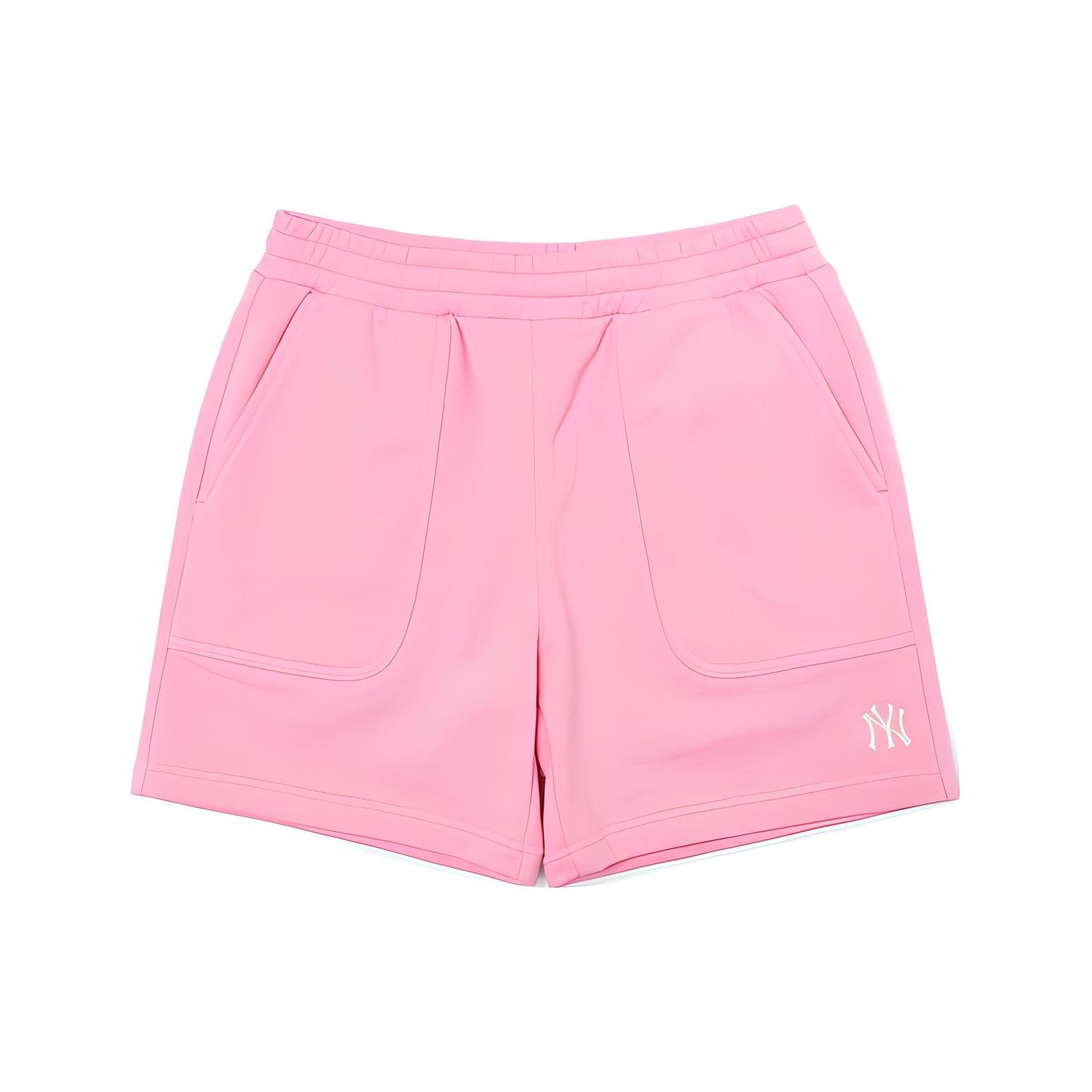 

New MLB Mlb Base Logo Casual Shorts Unisex Pink 3ASPB0123-50PKS M