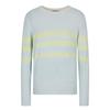 Emporio Armani EA7 Mens Striped Long-Sleeved Sweatshirt