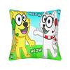 Superdog Tylers Snowi Foxs Square Pillow Covers Bed Car Cute Cartoon Cushion Cover Creative Home Decoration Pillow Cover