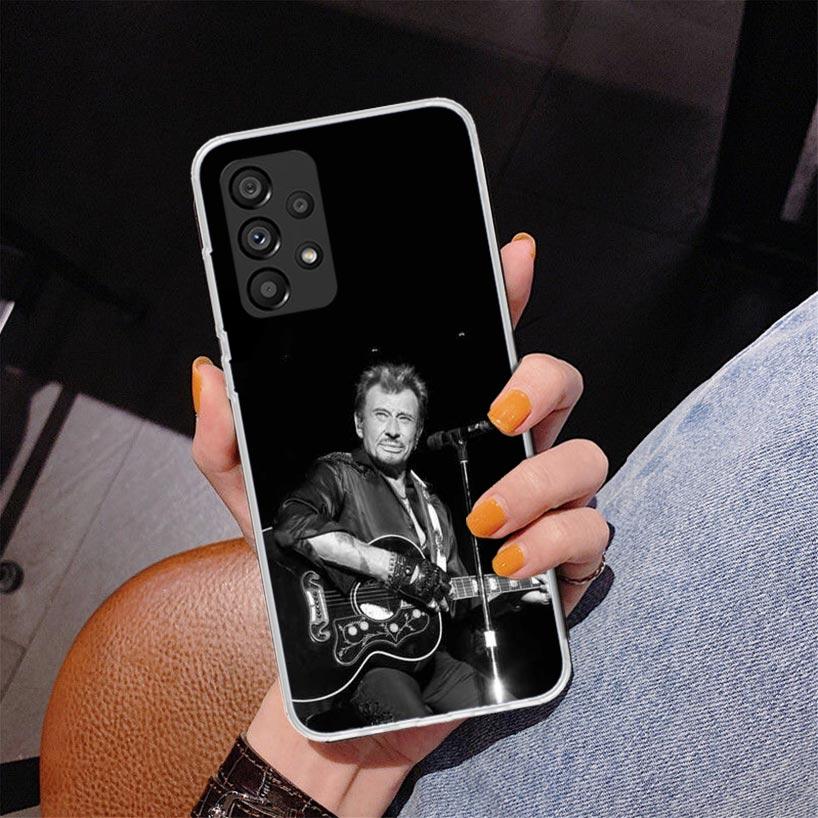 Johnny Hallyday Music Phone Case For Samsung Galaxy A17 A16 A15 A14 A13 A57 A56 A55 A54 A53 A37 A36 A35 A34 A33 A26 A25 A24 A23