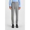 Slim Fit Micro Pattern Stretch Pants Grey 50554203070 