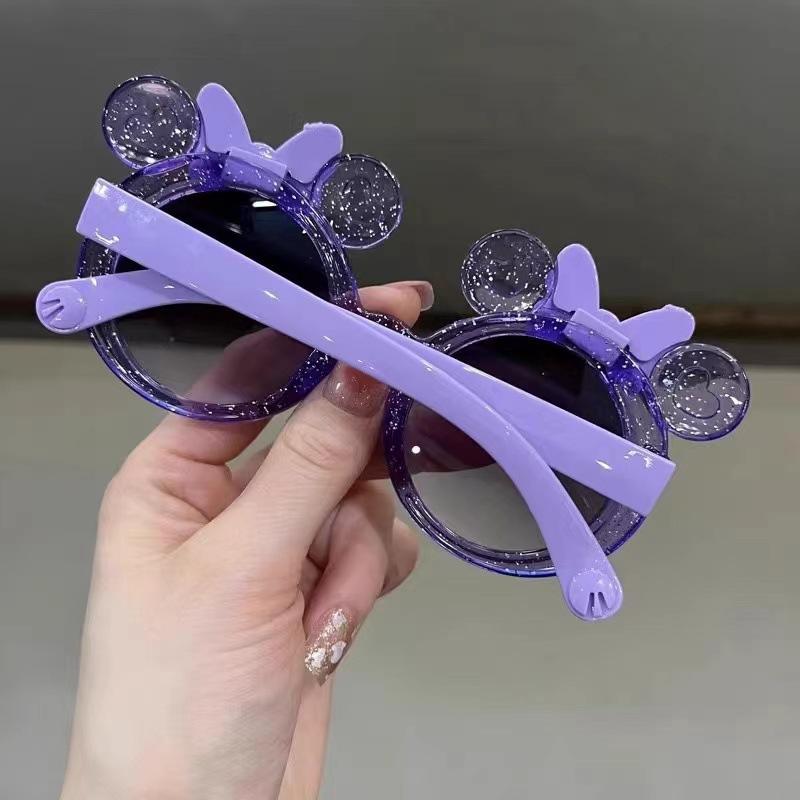New Kids Sunglasses Girls Boys Cute Cartoon Animal Ears Sun Glasses Children Outdoor Sun Protection Classic Vintage Glasses