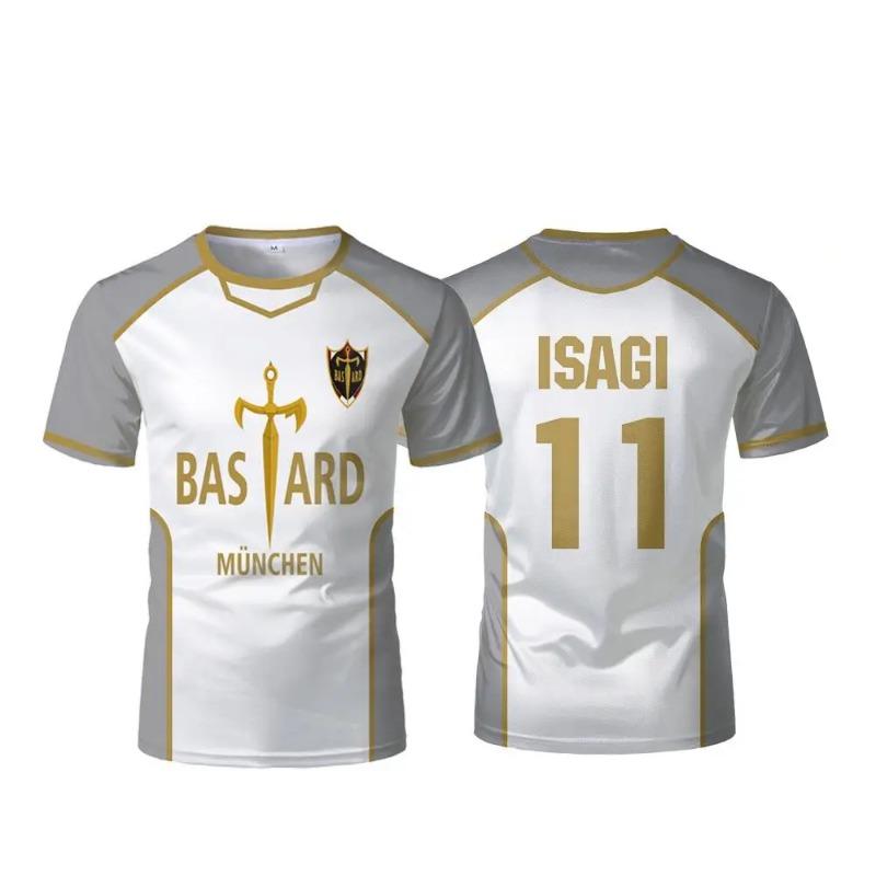 Men's Football T-shirt Japanese Animation T-shirt Inama Eleven Joint Short-sleeved Summer