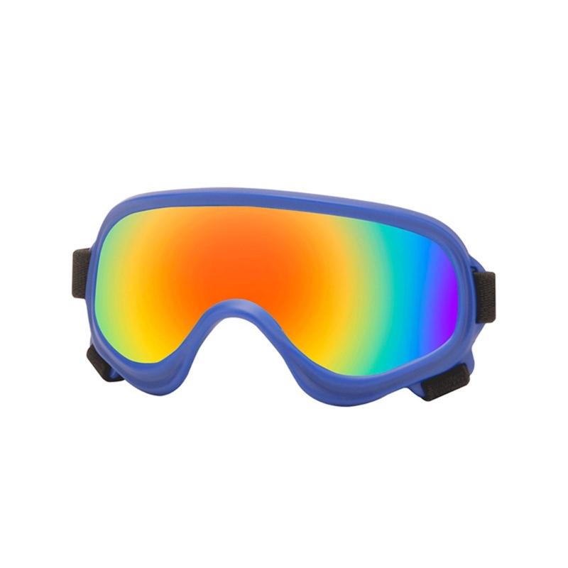 Winddichte Hunde Sonnenbrille Geeignet für Mittelgroße Große Hunde Haustierbrille für Schnee Strand Outdoor Schneesport Augenbekleidung