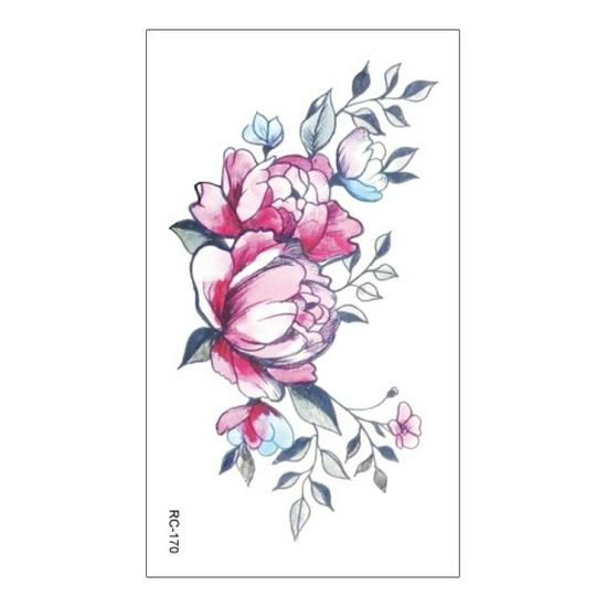 Waterproof Gradient Color Cartoon Temporary Tattoos for Men & Women