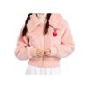 New MLB Cropped Coats Women's Pink 3FFDH0126-43COL