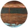 VidaXL Dessus de Table Rond Remplacement de Table Dessus de Table de Rechange Table Basse 70 cm 25-27 mm Bois de 286039
