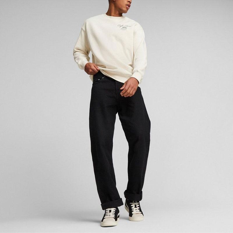 PUMA Classics Cafe Puma Crew Fl Unisex 626321-90