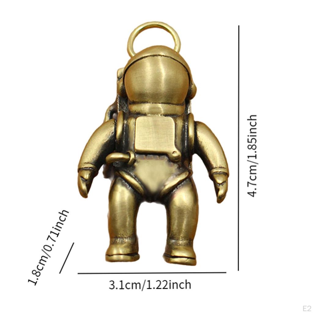 Astronaut Schlüsselanhänger Raumfahrer Schlüsselanhänger Anhänger Messing