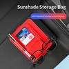 Auto-Sonnenblenden-Organizer mit mehreren Taschen, Visitenkarten-Aufbewahrungsmanagement, Sonnenbrillenhalter, Visier-Zubehör, Auto-Innenraum