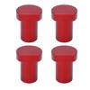 4pcs Aluminum Alloy Bench Dogs 19mm Diameter Woodworking Stoppers  For Workbench Desktop