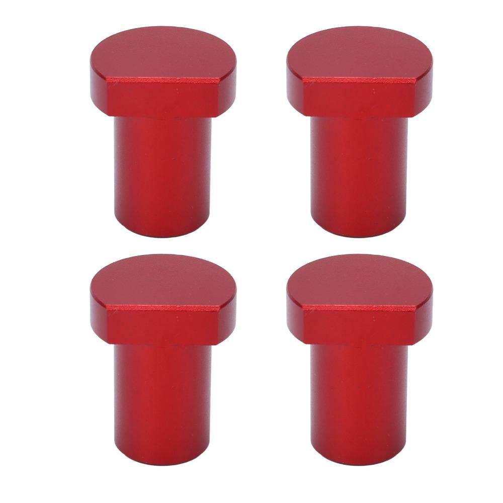 4pcs Aluminum Alloy Bench Dogs 19mm Diameter Woodworking Stoppers For Workbench Desktop