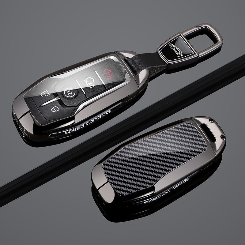 Metal Key Covers for Ford Mustang, Taurus, Explorer, Lincoln MKC, MKZ, and MKX