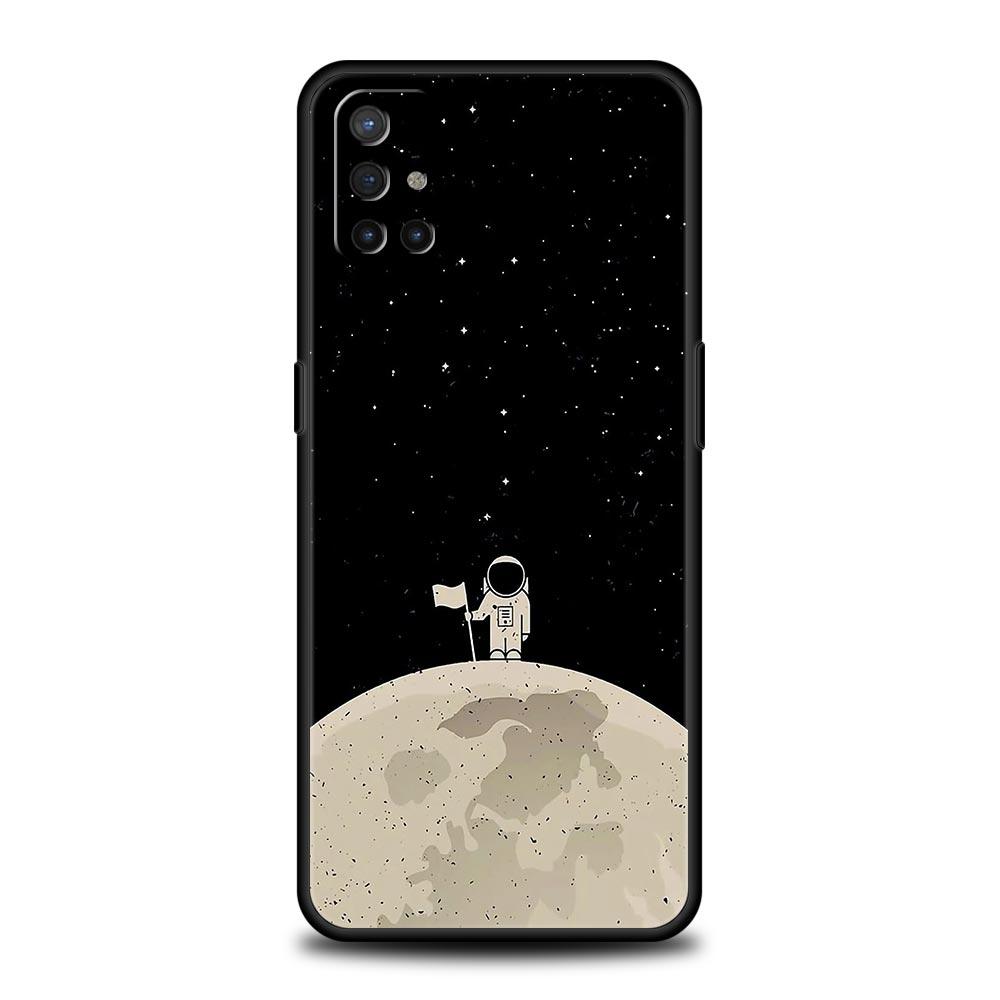 Lovely Astronaut Phone Case For OnePlus 13 12 11 10 9 8 7T Pro 13R 12R 10R 9RT 8T Nord N200 N30 2T CE 2 3 5G Lite Soft Cover
