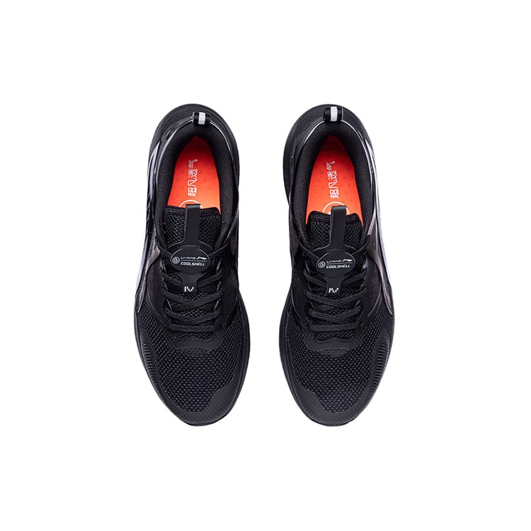 Li Ning Comet Breathable Low top Running Shoes Men's Black AGLR037-1