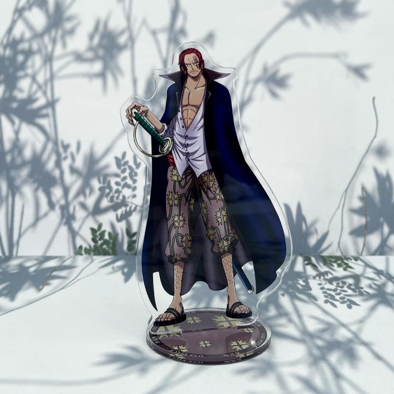 Anime One Piece Luffy Charlotte Linlin Edward Newgate Donquixote Doflamingo Kuzan Jinbe Acrylic Stand Figures Toys Decoration