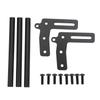 RC Crawler Car Metal Front Bumper Stable Performance Good Protection Anti Scratch RC Front Bumper for SCX10 Black