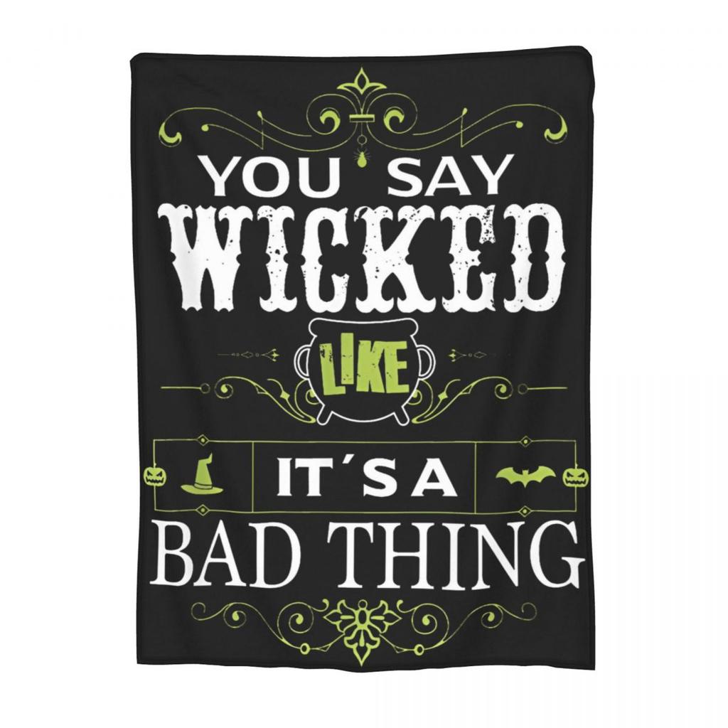 Wicked Musical Movie 2025 Blankets Fleece Print Relax Soft Throw Blankets for Bedding Bedroom Plush Thin Quilt