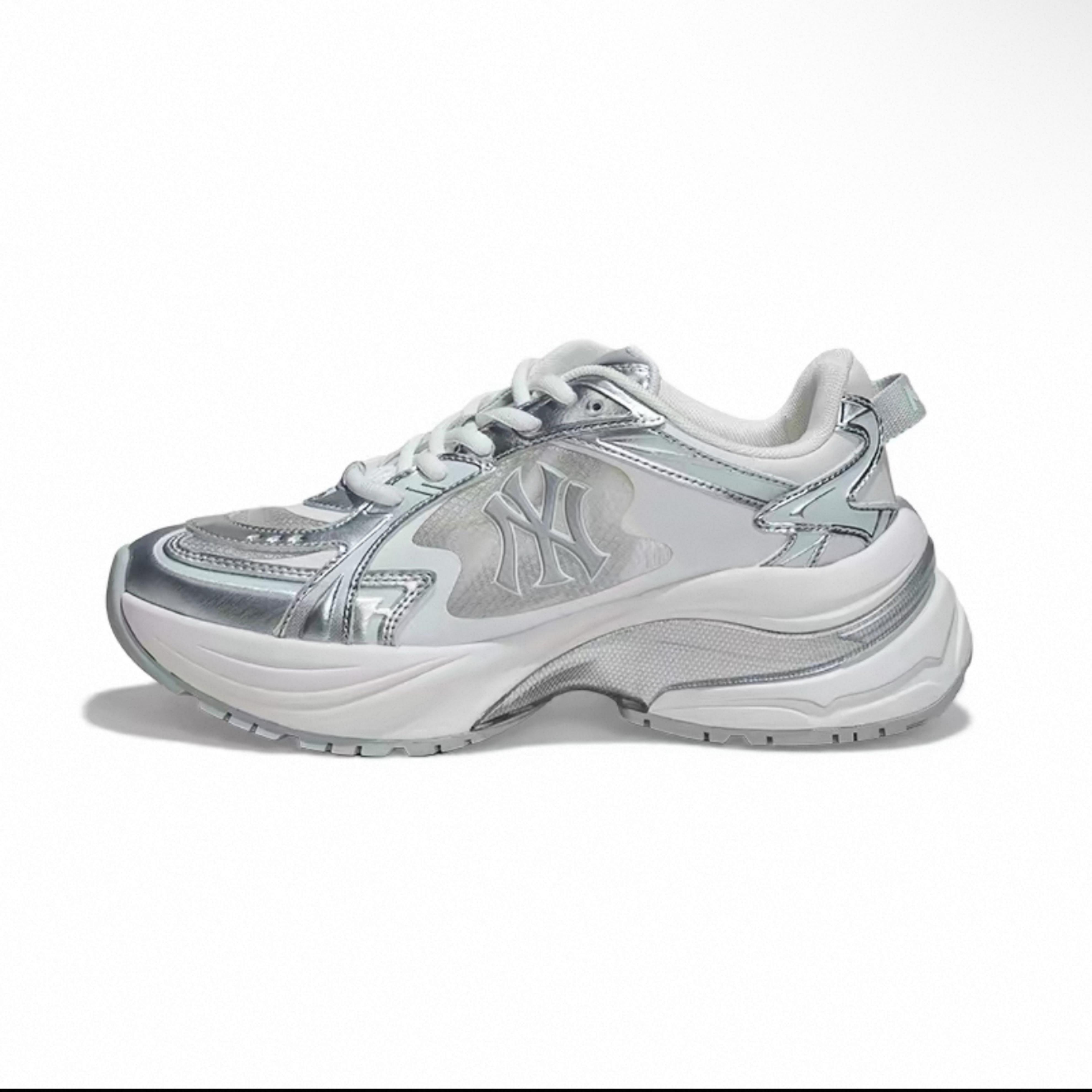 

MLB Chunky Jogger Polyester, Textile Low top Running Shoes Unisex White 3ARNCRM6N-50WHS 42