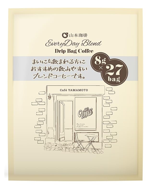 

Yamamoto Coffee Everyday Blend Drip Bag 216g Coffee, (27 bags)