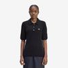 [Womens] Textured Knit Shirt - Black Afpf2531113-102