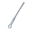2 Pcs Toe Cleaning Brush No Bendling Silicone Long Handle Foot Scrubber in Shower for Home Spa Blue
