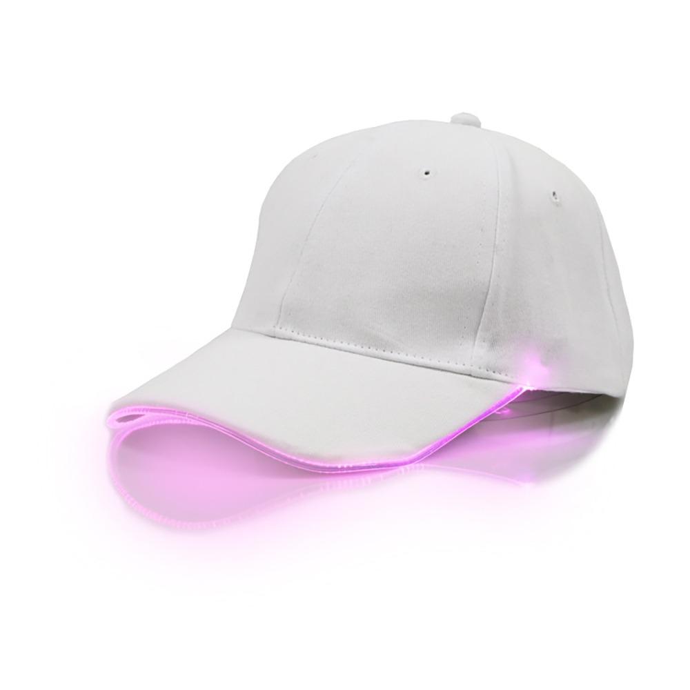 Cotton Flashing Glow Rave Party Cap Adjustable Hip-hop Luminous Hat  Stage Performance