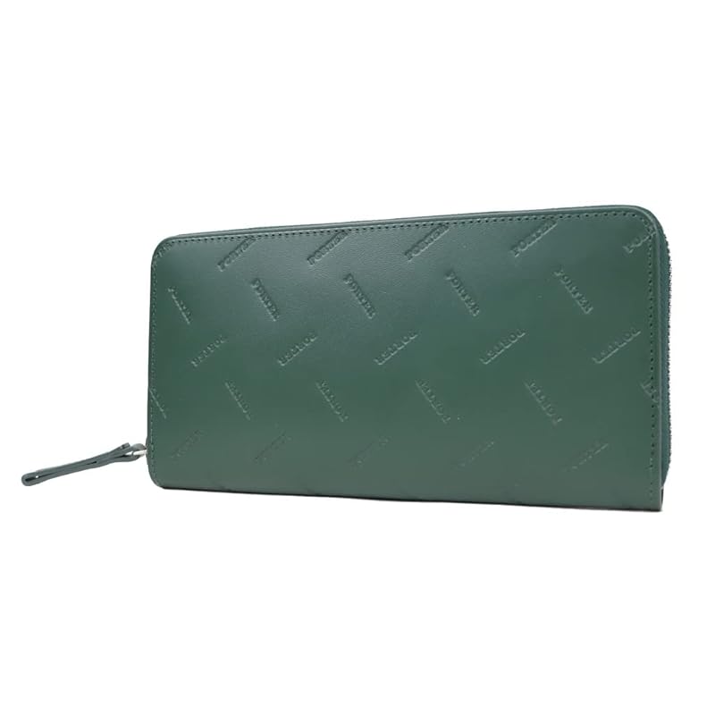 

[PORTER]PORTER men s leather ENCHASE Enchase WALLET round zipper long wallet 007-02283 Green/30