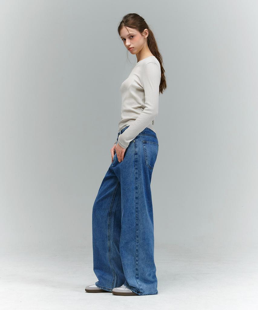 RANDOMOFF Slip Sheer Wave Longsleeve [White]