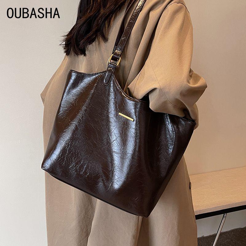 

Bag Female Fall and Winter Niche Style Work Commuter Tote Curry