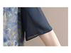 Summer Chinese-Style Blouse & Midi Skirt Set for Middle-Aged Women