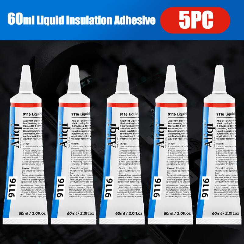15/60ML Tekuté lepidlo Elektrická izolační pasta Potažení kabelů Oprava elektrických vedení v domácnosti Izolační tmel