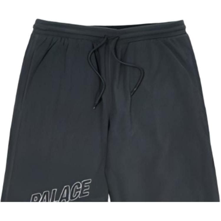 Palace Polar Grid Reverse Joggers With Letter Logo Unisex Bottoms Black P21JG011