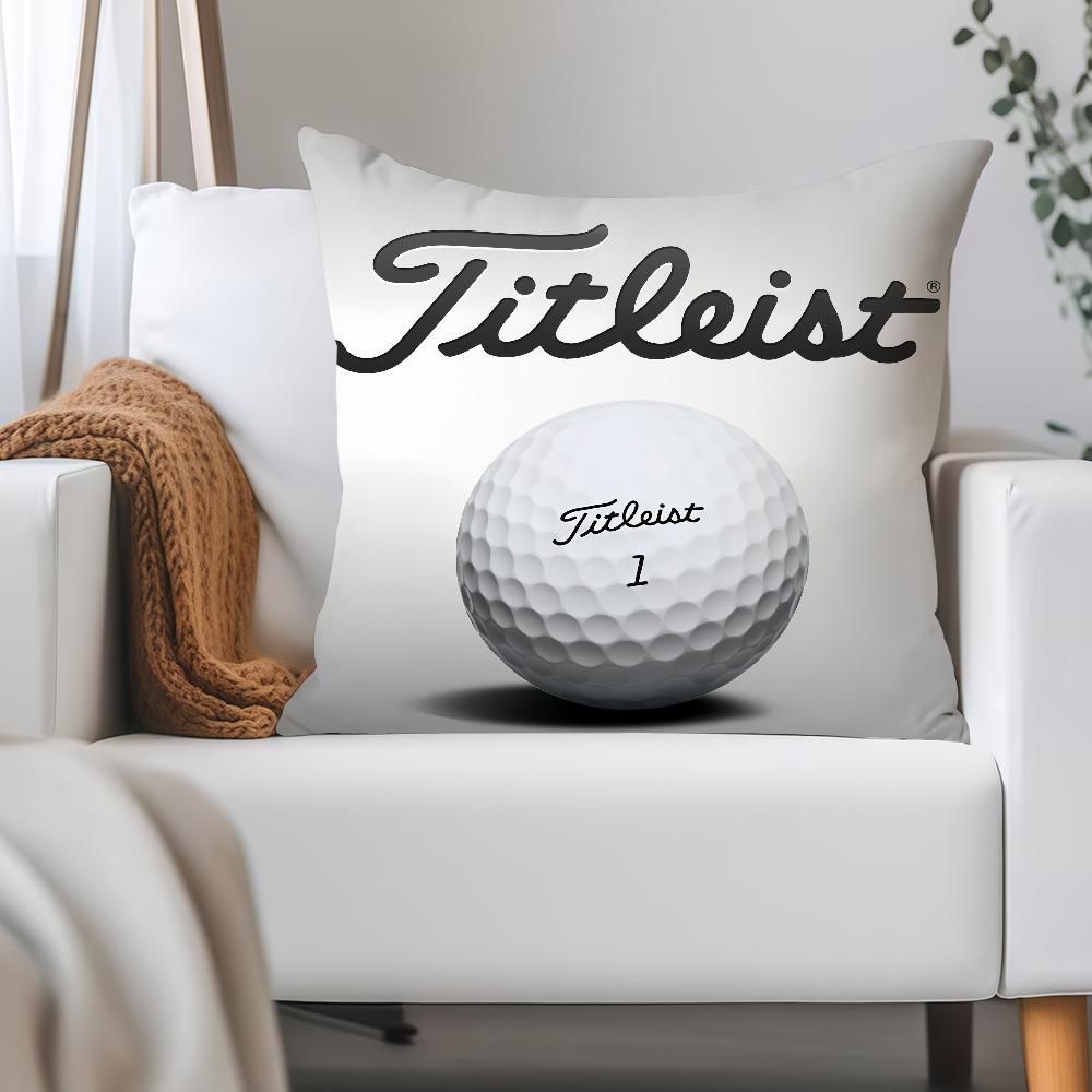 Sport Golfbal Golf T-Titleist Kussensloop Toepasselijke Ruimte Voor Gastenkamers Interieurs Auto's Kantoor Huisdecoratie