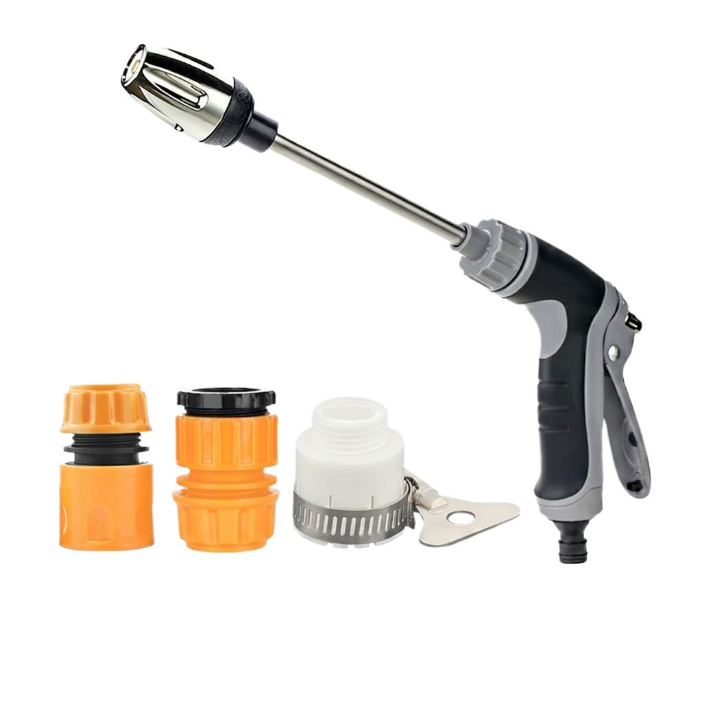 Pressure Washer, Handheld Power Washer With 360° Rotating Nozzle, 3 Spray Modes, Stainless Steel Universal Hose Fit,