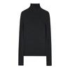 Women's Seamless Wool Turtleneck Knit Base Layer Shirt